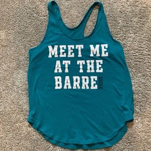 VS Pink meet me at the barre tank